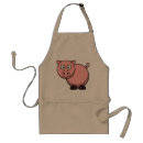 Search for pink pig aprons Illustration