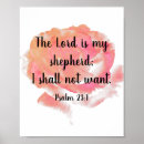 Search for christian wall art posters Psalm 23