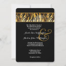 Search for tiger wedding invitations Animal