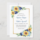 Search for dusty blue and gold wedding invitations Botanical