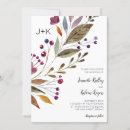 Search for burgundy flowers wedding invitations Modern