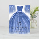 Search for navy blue quinceanera invitations 15th birthday