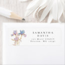 Search for iris return address labels Floral