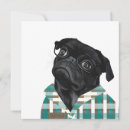Search for black pug cards Cute