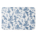 Search for blue toile bath mats Toile de jouy
