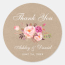Search for kraft wedding stickers Vintage