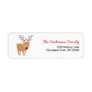 Search for rudolph return address labels Cartoon