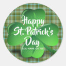 Search for irish tartan stickers Shamrock
