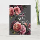 Search for happy 50th anniversary cards Floral