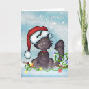 Search for grey cat christmas cards Merry