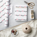 Search for i love you wrapping paper Watercolor