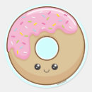 Search for kawaii doughnut stickers Dessert