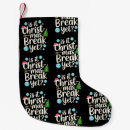 Search for teacher christmas stockings Santa