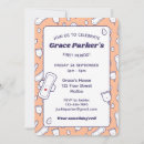 Search for girly patterns invitations For kids