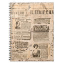 Search for french style notebooks Vintage