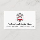 Search for santa claus business cards Celebration