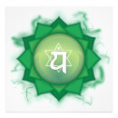 Search for heart chakra meditation art Green