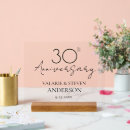 Search for 30th anniversary supplies Elegant