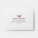 Search for christmas wedding envelopes Watercolor