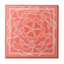 Search for coral orange tiles Pattern