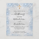 Search for twins christening invitations Silver