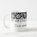 Search for black and white cartoon mugs Simple
