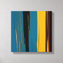 Search for black and orange canvas prints Turquoise