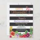 Search for aloha birthday invitations Flamingo