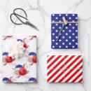 Search for july fourth gift wrap Red white blue