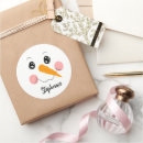 Search for cute snowman face stickers Festive
