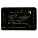 Search for boarding pass save the date magnets Ticket