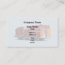 Search for fire business cards Red