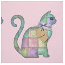 Search for retro cat fabric Modern