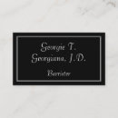 Search for barrister business cards Simple