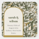 Search for rustic green wedding stickers Botanical