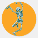 Search for dancing skeletons stickers Orange