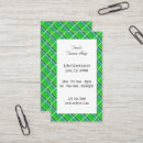 Search for preppy business cards Green