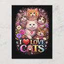 Search for cuddly postcards Feline