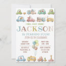 Search for transportation birthday invitations Truck