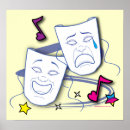 Search for comedy and tragedy masks art Play