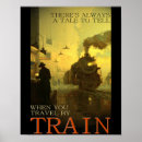 Search for vintage train posters Railroad