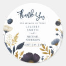 Search for navy and yellow wedding stickers Floral