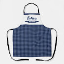 Search for blue gingham aprons Check