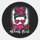 Search for mom with breast cancer stickers Pink