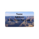 Search for canyons return address labels Grand canyon