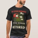 Search for mail carrier tshirts Retired