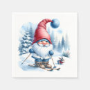 Search for snow ski napkins Whimsical