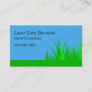 Search for lawn business cards Blue