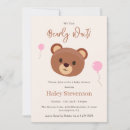 Search for balloon baby girl shower invitations Minimalist