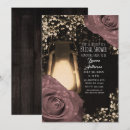 Search for dusty pink bridal shower invitations Mauve